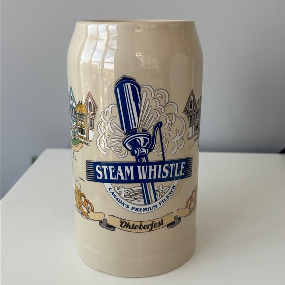 Steam Whistle Other - Steam Whistle Ceramic Beer Stein with Festive Design
